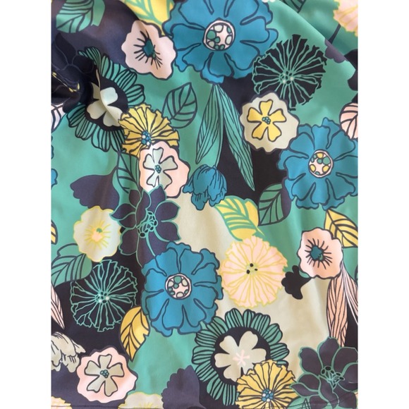 L.L. Bean Women's Size S Tankini Swim Top Swimwear V-Neck Tankini Floral - Picture 2 of 6
